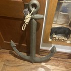 Wooden Anchor Wall Decor Nautical Sea  38 Inches High 25 Inches Wide rest Decor 