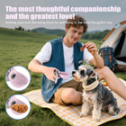10oz Stainless Steel Dog Water Bottle Portable Travel Pet Water Dispenser