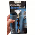 Gillette Sensor Excel Razor Handle   1 Cartridge - Holds Womens And Mens Excel