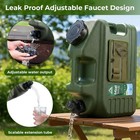 5 Gallon Water Jug  Camping Water Container  Bpa Free Portable Water Dispenser W