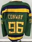The Mighty Ducks Movie Jersey  96 Charlie Conway Hockey Jersey Men s Size Large