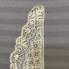 Antique Maltese Dress Lace Collar Handmade Silk Cross Bobbin Fine Lace 1800s 19c
