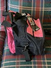 Strike Force Single Tote 1 Ball Bowling Bag Pink Black New 5 Zippered Pockets
