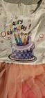 Girls Happy Birthday Tutu Dress Sz 6