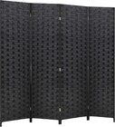 4-panel Wooden Screen Divider - Portable Design For Stylish Room Separation