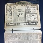 Antique 1937 Scrapbook - Articles  Photos  Advertising