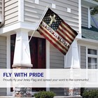 Anley 2pcs Fly Breeze 3x5 Ft In God We Trust Flag Religion Jesus Christian Flag
