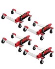     car Dolly Jack Set 1500lbs Capacity Hydraulic Car Wheel Dolly With Steel Rolle