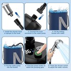 Portable Camping Shower 9000mah Rechargeable Outdoor Camp Pump For Hiking Travel