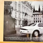 1996 Infinity J30 White Sedan Prague City Scene 2 Page Vintage Print Ad Insert