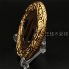 Japanese Sword Fittings Sword Guard With A Design Of Kairyumaru Copper Tsuba