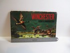 Winchester Mallard Duck Hunting Tin Sign Waterfowl Marsh Cabin Decor 12x8
