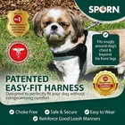 Sporn Easy-fit Mesh Dog Harness Large Sized Dog  Blue Soft Fabric Nylon No