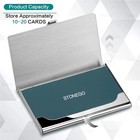 Stainless Steel Card Holder Case Pocket Metal Wallet For Id Credit Business Card