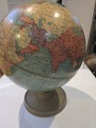 Vintage Cram s Universal No  90 Terrestrial World Globe 9  Made In Usa 