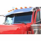 11 Inch Stainless Steel Drop Visor For Peterbilt