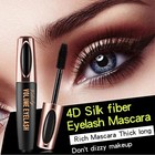 3x 4d Silk Fiber Eyelash Mascara Extension Makeup Black Waterproof Eye Lashes