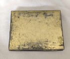 Vintage Lucky Strike Flat Fifties Cigarette Tin Pre-wwii Green Advertising Box