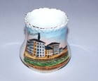 Antique Souvenir Toothpick Holder - Sugar Factory Garden City  Kan    kansas 