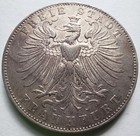 1862 Frankfurt Shooting Festival Thaler Silver Schutzenfest Km 371 Xf au Details