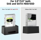 Acasis Sata sas To Usb 3 0 Hard Drive Docking Station For 2 5 3 5  Hdd