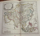1778 Vaugondy Nouvel Atlas Portatif 30 Col Maps China Russia Hindostan Sicily