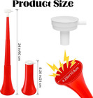 24 Inch Collapsible Stadium Horn  Vuvuzela Plastic Blow Cheering Horn  Collapsib