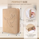 Bible Cover Pu Leather Case Book Cover For Men   Women Christian Gift Bible Bag