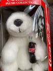 Coca Cola Coke Soda Advertising Plush Sitting Bear With Bottle 1993 New In Box