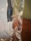 Mikasa 8x10 Frosted Floral Mist Crystal Glass Flower Picture Frame New W Box
