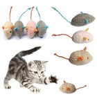 Catnip Mice Mouse 3pc Pet Cat Kitten Toy Gift Chew Pet Toys New Supplies O0i0