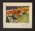 Pablo Picasso   Vintage 1940 Signed Print   Ltd  Ed   Framed