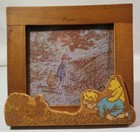 Charpente Classic Winnie The Pooh Picture Frame Disney 5 5  X 6   Wood