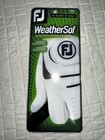 5  Footjoy Weathersof Men s Lh Golf Gloves  White Men s Xl Extra Large  New