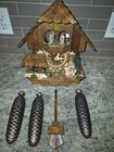Hubert Herr Black Forest 8-day Cuckoo Clock Dancers Music Kissing Couple Germany