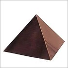 Copper Plain Meditation Pyramid 2 X 2 Inch For Meditation  Healing  Peace Vastu