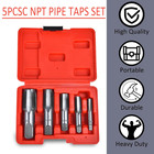 Professional 5 Piece Npt Pipe Tap Set  Carbon Steel Npt Thread Forming Taps And 