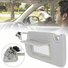 Gray Right Passenger Side Sun Visor W  Mirror Lamp - Compatible With Nissan 