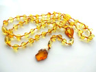 Genuine Baltic Amber Rosary Christian   Catholic Prayer Round Beads