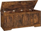Storage Chest  Wooden Toy Box  Rustic Brown 47 2  L