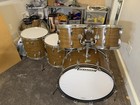 1970   s Vintage Ludwig 3ply Drum Kit Walnut  13  14  16  18  26  Bonham Sizes
