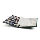 Stamp Album Stockbook By Lighthouse 32-black Page Stamp Stock Book Ls2 16 Green