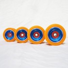 62mm Aluminum Alloy Roller Skate Wheels With Abec-9 Bearings - Speed Replacement