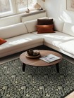 Luxury Area Rug 6x9 Ft Geometric Contemporary Wool Turkish Carpet Bedroom Rug