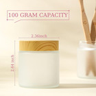 3 Pieces Glass Cosmetic Containers Empty Sample Jars With Leak Proof Lids Makeup