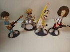 Queen Rock Band  Set Of Four Whimsical Resin Figures 4 - 6  Tall - New 
