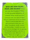 New Boundaries Conversation Deck  What Would You Do  Deck Values Self Refelction