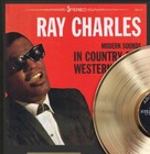 Ray Charles Framed Legends Of Country Music Gold Lp Record Display 