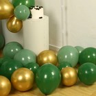 120 Gold Green Biodegradable Balloons Garland Party Decorations Kit Supplies