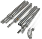 Vintage Mid Century Surgical Fume Extractor Tubes Lot Metal Perforated Medical